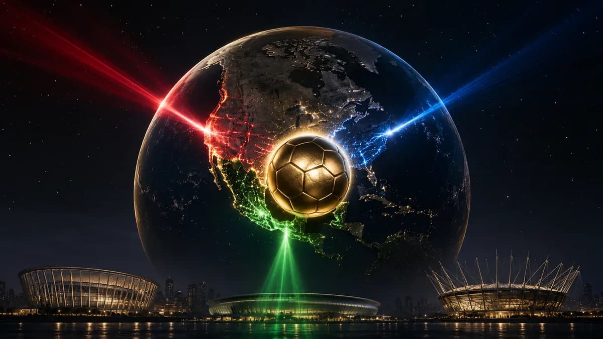 Ilustración del Mundial 2026 con selecciones favoritas